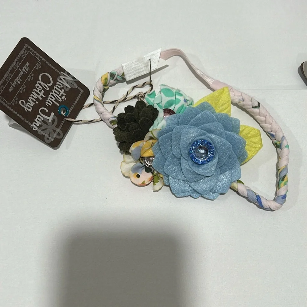 MATILDA JANE Beautiful 7 Piece Headbands & Hair Bow NWT…